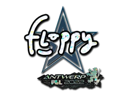 floppy (Glitter) | Antwerp 2022 sticker