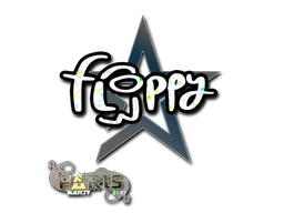 floppy (Glitter) | Paris 2023 sticker