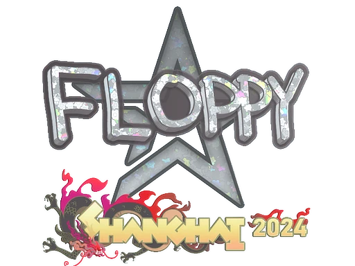 floppy (Glitter) | Shanghai 2024 sticker
