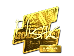 flusha (Gold) | Atlanta 2017 sticker