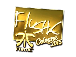 flusha (Gold) | Cologne 2015 sticker