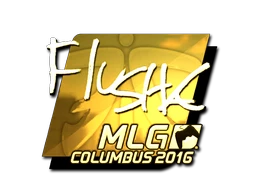 flusha (Gold) | MLG Columbus 2016 sticker