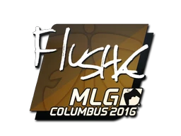 flusha | MLG Columbus 2016 sticker
