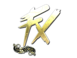 Fluxo (Gold) | Paris 2023 sticker