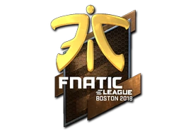 Fnatic (Foil) | Boston 2018 sticker