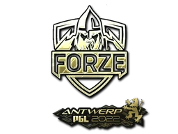 forZe eSports (Gold) | Antwerp 2022 sticker