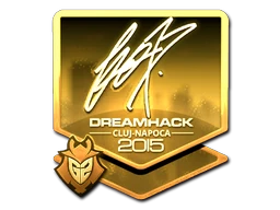 fox (Gold) | Cluj-Napoca 2015 sticker