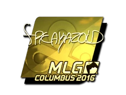 freakazoid (Gold) | MLG Columbus 2016 sticker