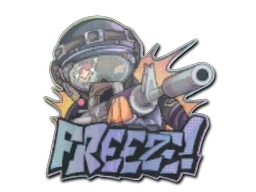 Freeze sticker