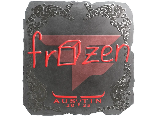 frozen (Foil) | Austin 2025 sticker