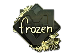 frozen (Gold) | Rio 2022 sticker