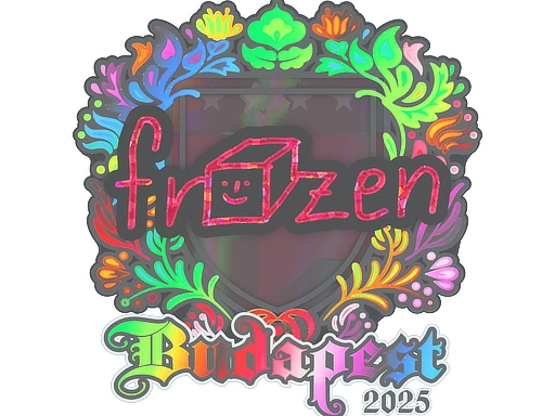 frozen (Holo) | Budapest 2025 sticker