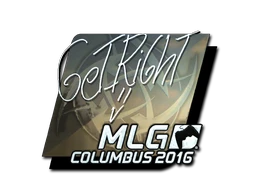 GeT_RiGhT (Foil) | MLG Columbus 2016 sticker