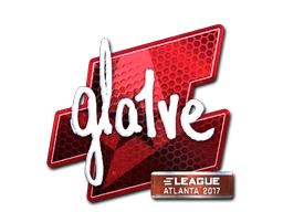 gla1ve (Foil) | Atlanta 2017 sticker