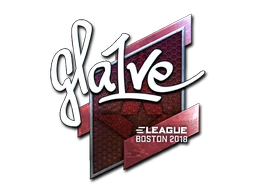 gla1ve (Foil) | Boston 2018 sticker