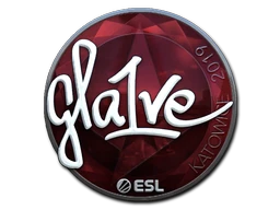 gla1ve (Foil) | Katowice 2019 sticker