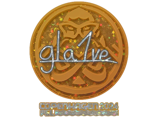 gla1ve (Glitter) | Copenhagen 2024 sticker