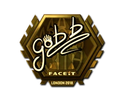 gob b (Gold) | London 2018 sticker