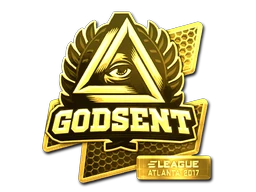 GODSENT (Gold) | Atlanta 2017 sticker