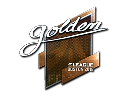 Golden (Foil) | Boston 2018 sticker