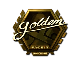 Golden (Gold) | London 2018 sticker