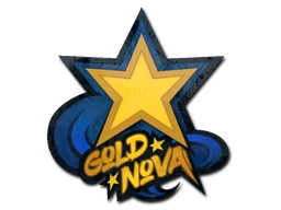 Gold Nova sticker