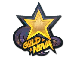 Gold Nova sticker