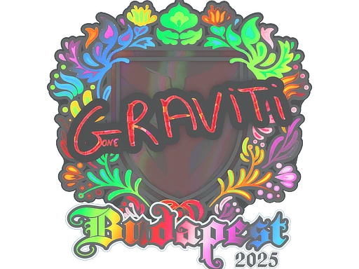Graviti (Holo) | Budapest 2025 sticker