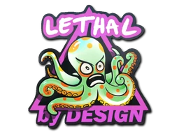 Green Lethal sticker