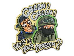 Green's Problem sticker
