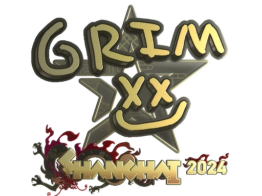 Grim (Gold) | Shanghai 2024 sticker