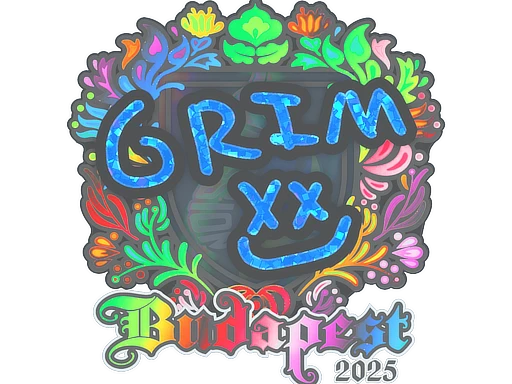 Grim (Holo) | Budapest 2025 sticker