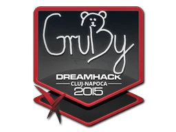 GruBy | Cluj-Napoca 2015 sticker