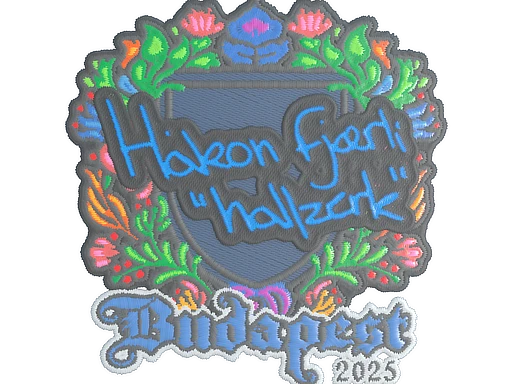 hallzerk (Embroidered) | Budapest 2025 sticker