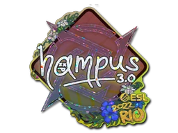 hampus (Glitter) | Rio 2022 sticker