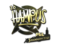 hampus (Gold) | Stockholm 2021 sticker