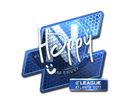 Happy (Foil) | Atlanta 2017 sticker