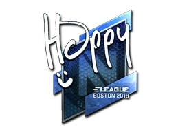 Happy (Foil) | Boston 2018 sticker