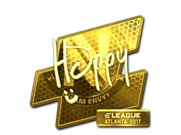 Happy (Gold) | Atlanta 2017 sticker