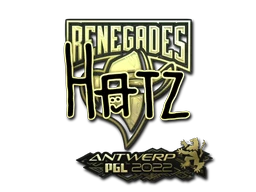 hatz (Gold) | Antwerp 2022 sticker