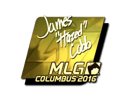 hazed (Gold) | MLG Columbus 2016 sticker