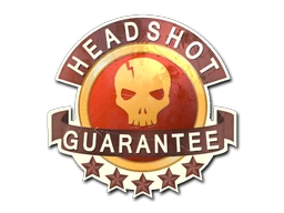 Headshot Guarantee sticker