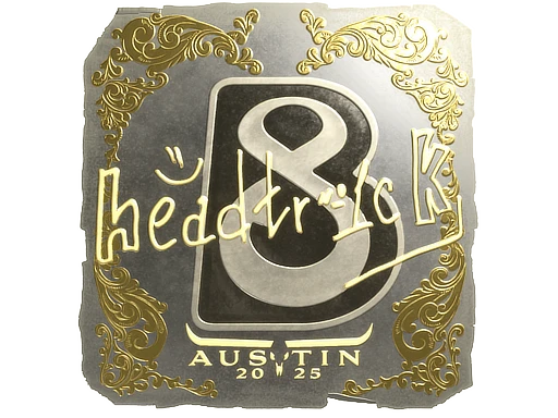 headtr1ck (Gold) | Austin 2025 sticker