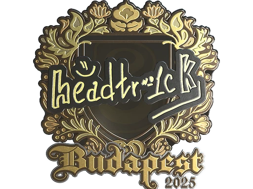headtr1ck (Gold) | Budapest 2025 sticker