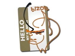 Hello PP-Bizon sticker