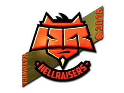 HellRaisers (Gold) | Katowice 2015 sticker