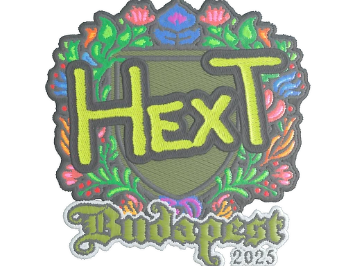HexT (Embroidered) | Budapest 2025 sticker