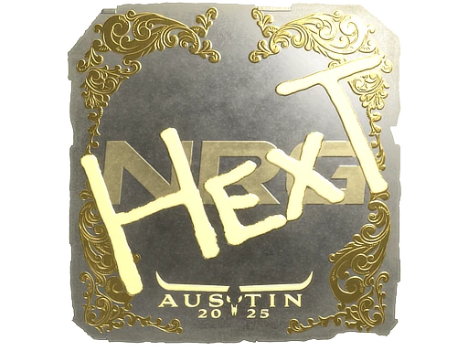 HexT (Gold) | Austin 2025 sticker