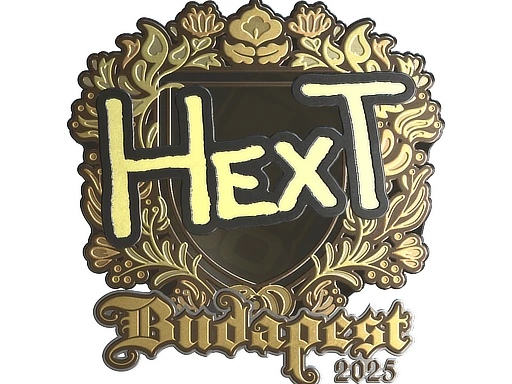 HexT (Gold) | Budapest 2025 sticker