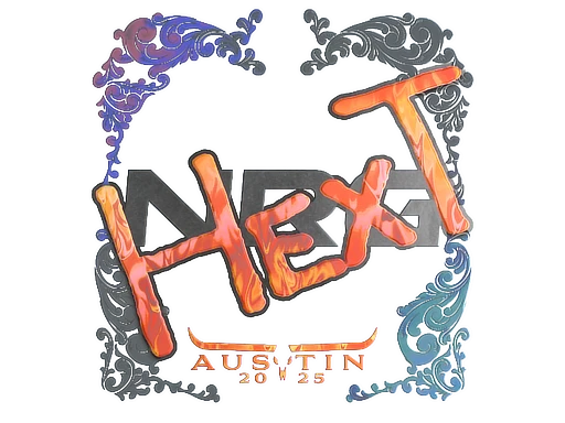 HexT (Holo) | Austin 2025 sticker